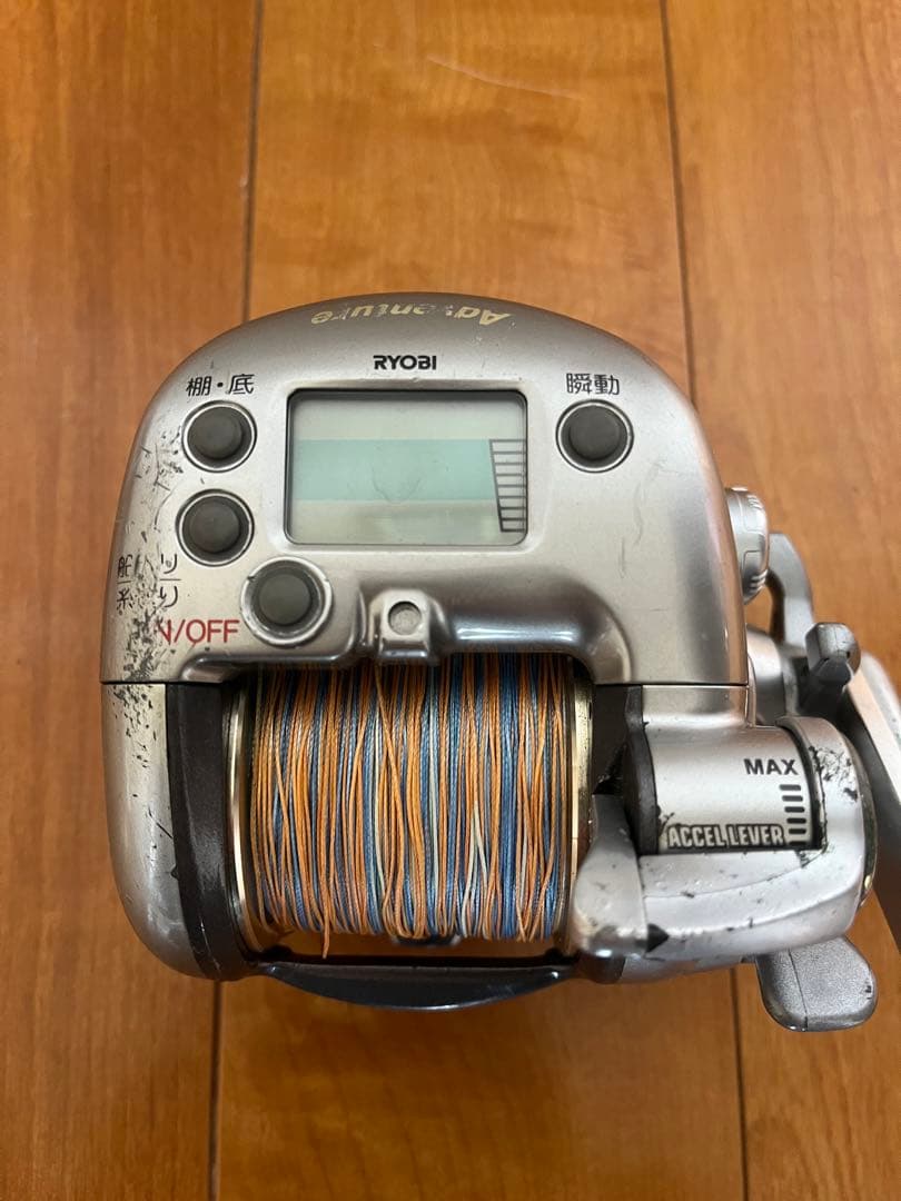 中古 RYOBI 電動リール 電動VS700AC アドベンチャー リョービ
