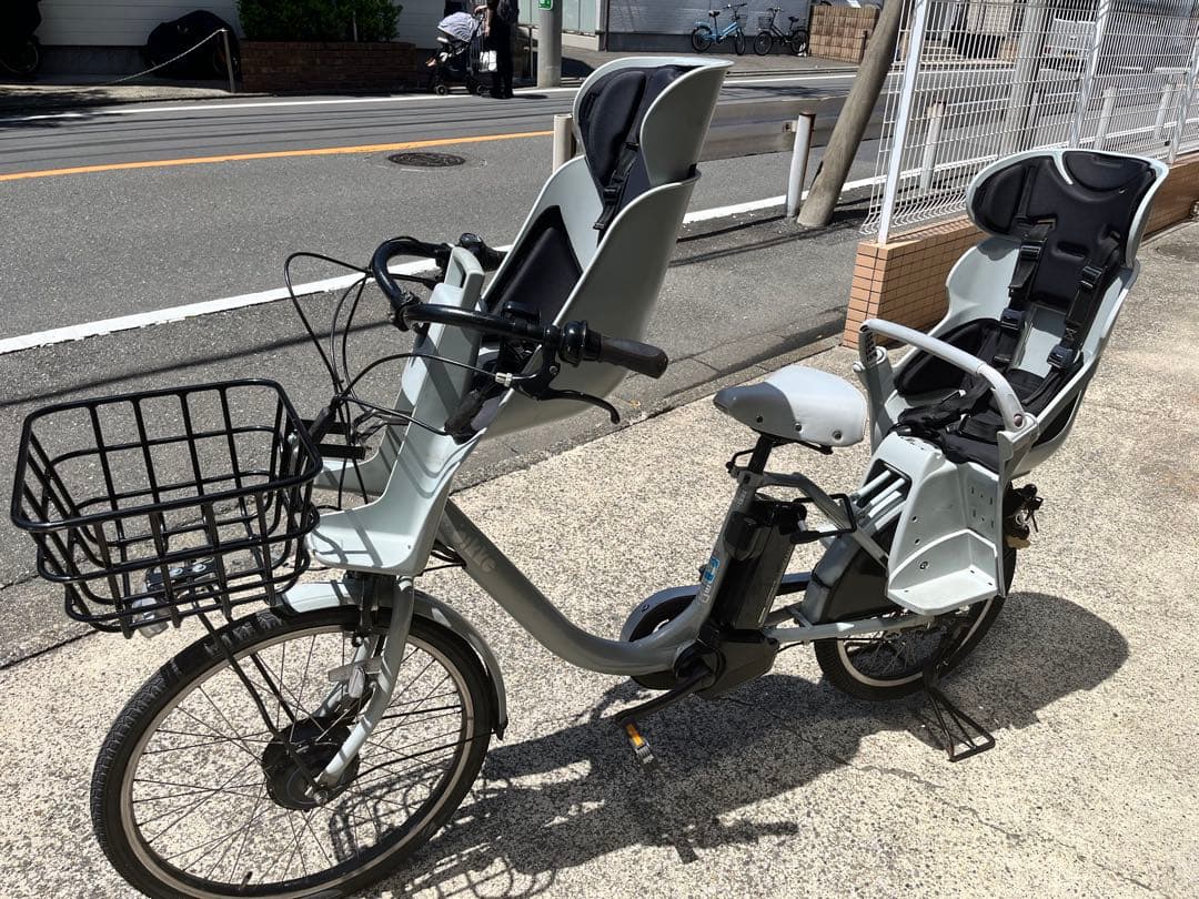 本日まで：ブリヂストン bikke mob dd 電動アシスト自転車 3人乗り