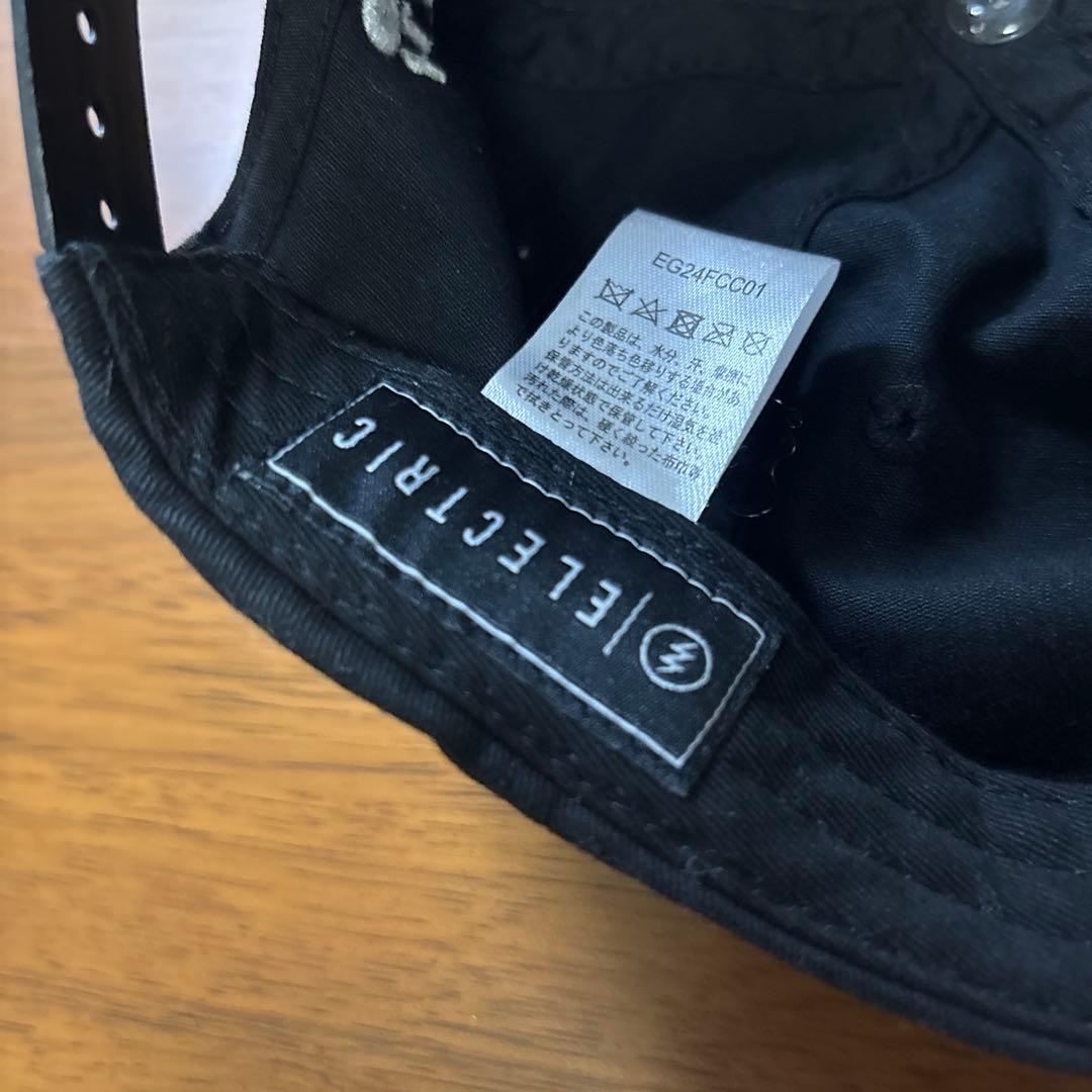clubhaus x ELECTRIC GOLF キャップ　ブラック
