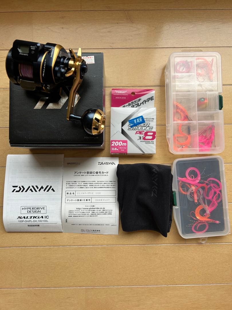 DAIWA SALTIGA IC リール 200mライン付き