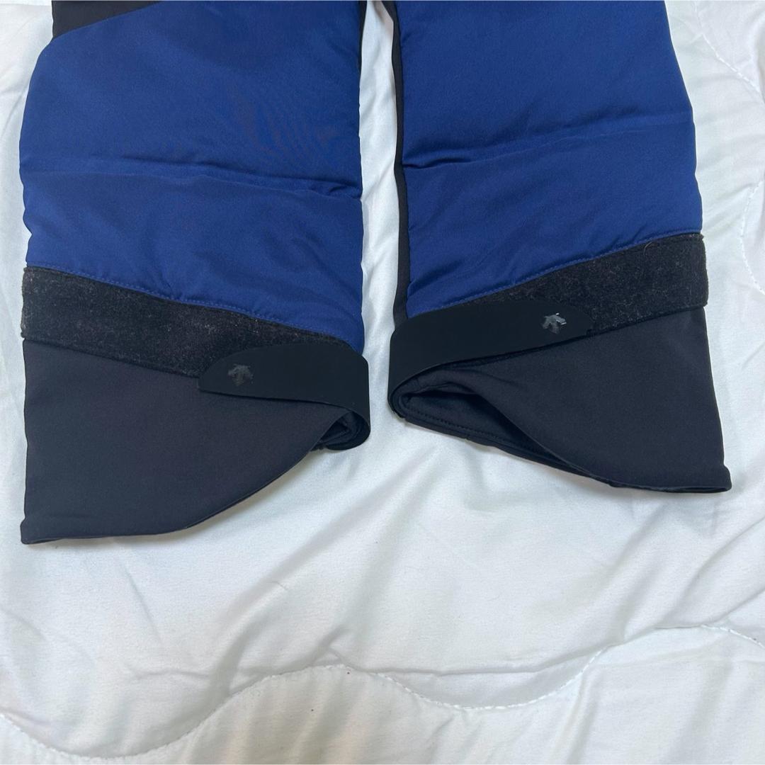 美品 DESCENTE GOLF デサントゴルフ 接結ボーダー ダウンジャケット