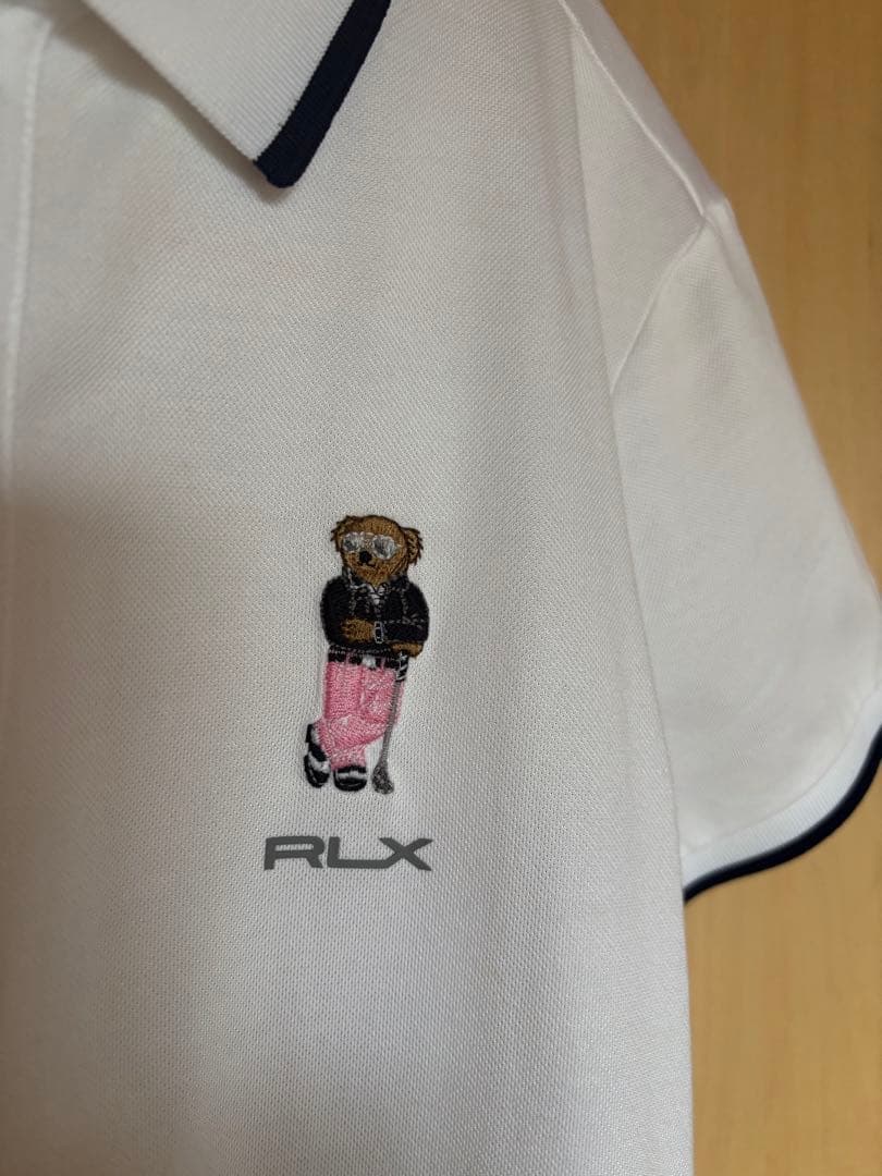 RLX ベア刺繍 ポロシャツ　ラルフローレン　ゴルフウェア　rlx