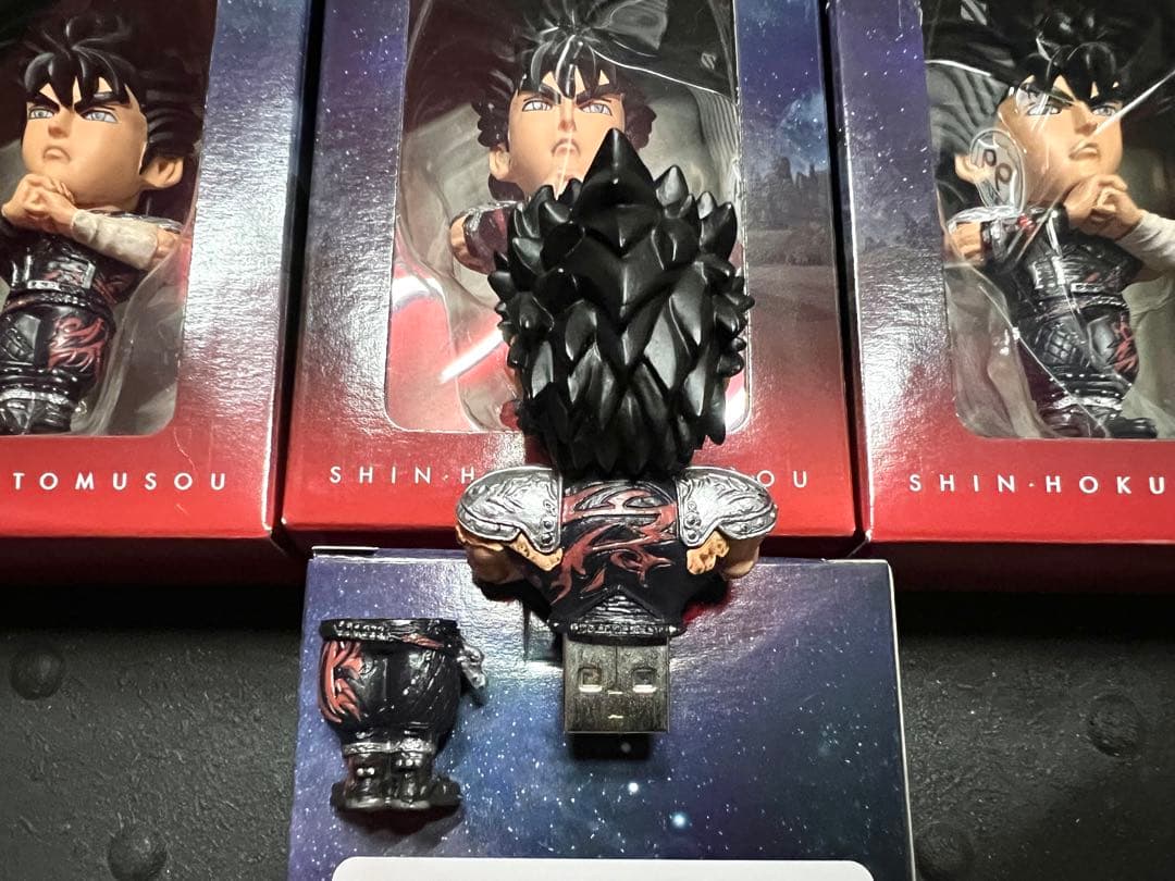 北斗の拳 ケンシロウフィギュアUSBメモリ4GB PS3北斗無双特典 5体セット