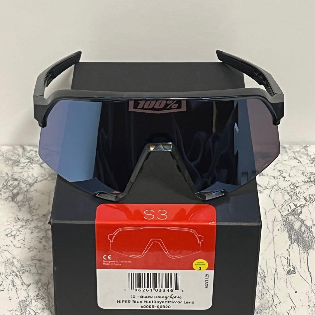 100% ワンハンドレッド S3 Black Holographic