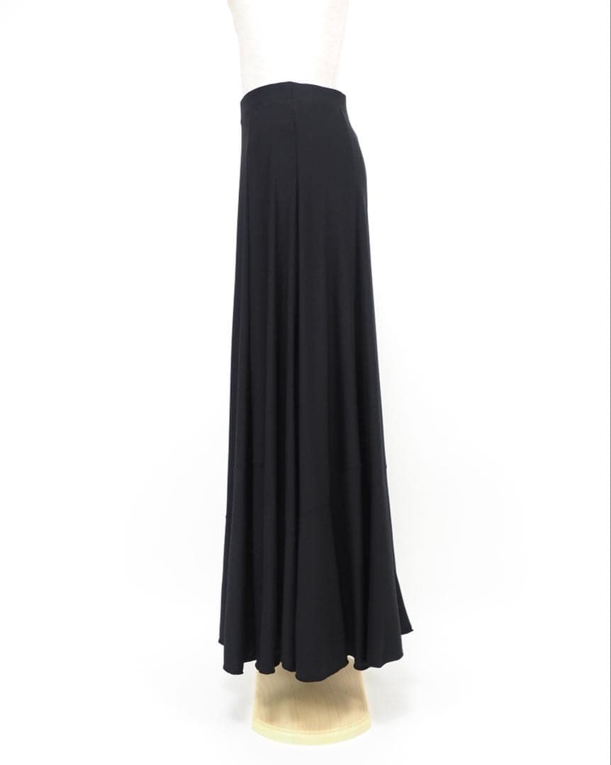 フラメンコ　ファルダ　新品　レッスンファルダ　黒　ストレッチ　Leirena