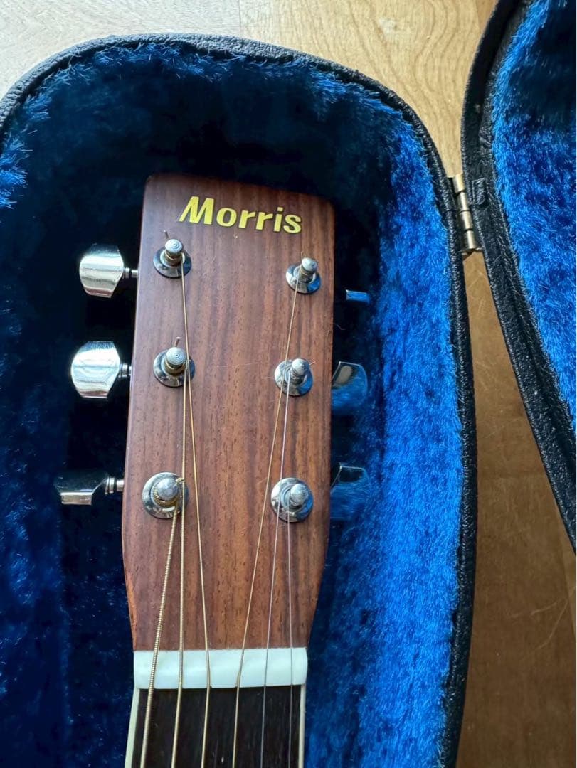 Morris W-20アコースティックギター 日本製ヴィンテージハードケース付き