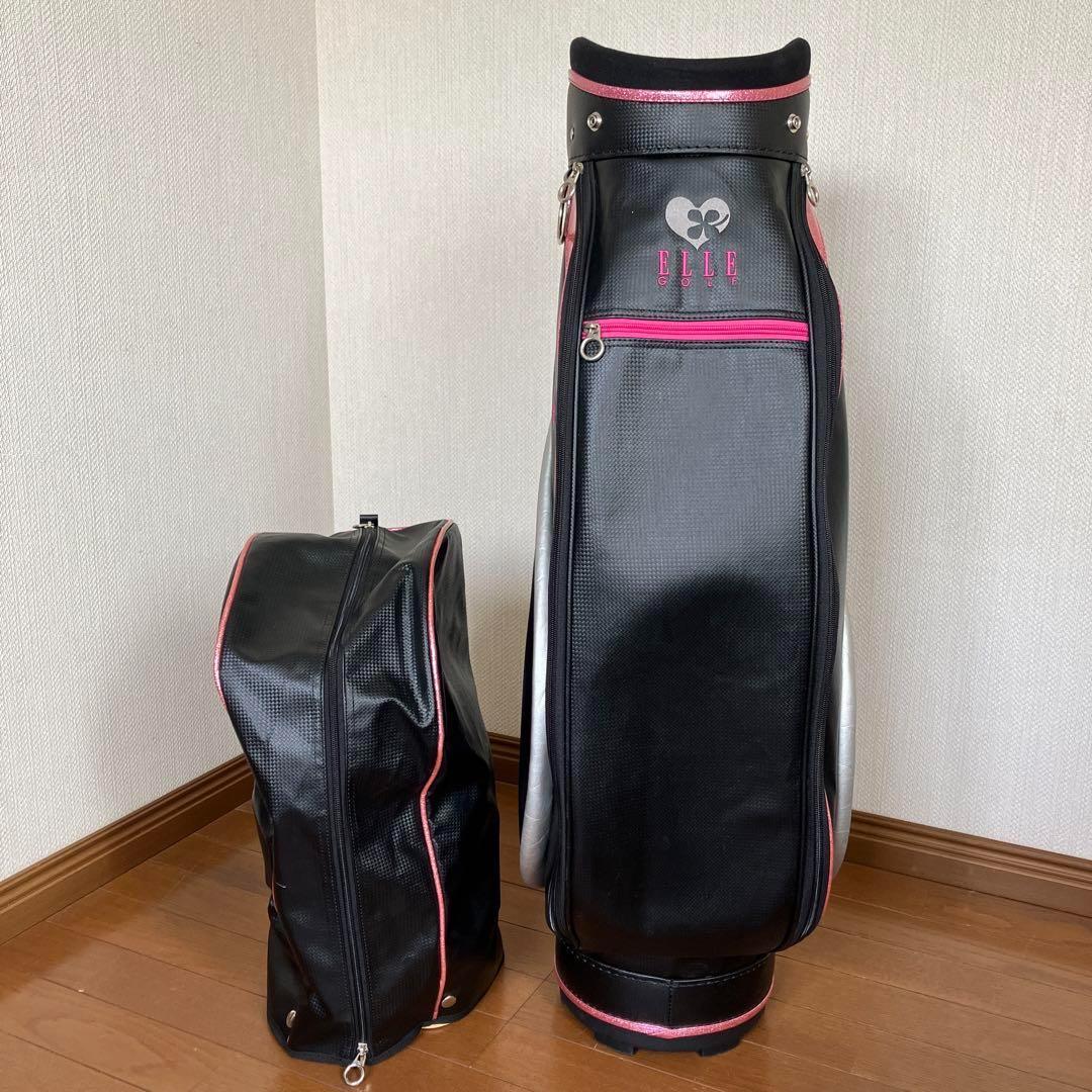 AB-191 ELLE エルスポーツ レディースキャディバッグ 3分割 送料無料
