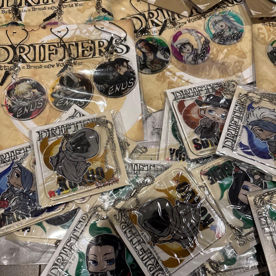 DRIFTERS 缶バッジ17個.アクリルチャーム4個.カナちび36個セット