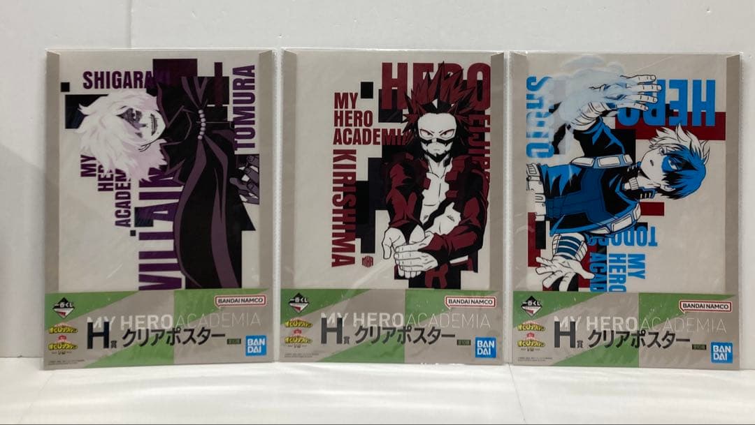 ヒロアカ　フィギュア　クリアポスター等　まとめ売り　28260317J08L