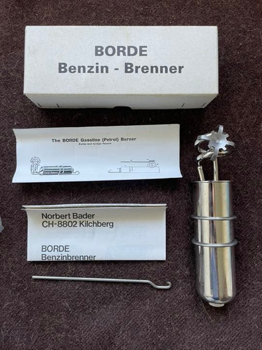 入手不可能品！新品　Borde ボルドー　バーナー　Benzin-Brenner