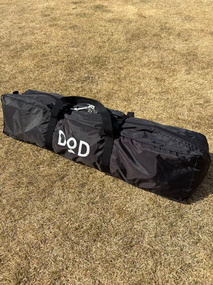 はね上げポール付 DOD いつかのタープ 黒ITSUKA NO TARP