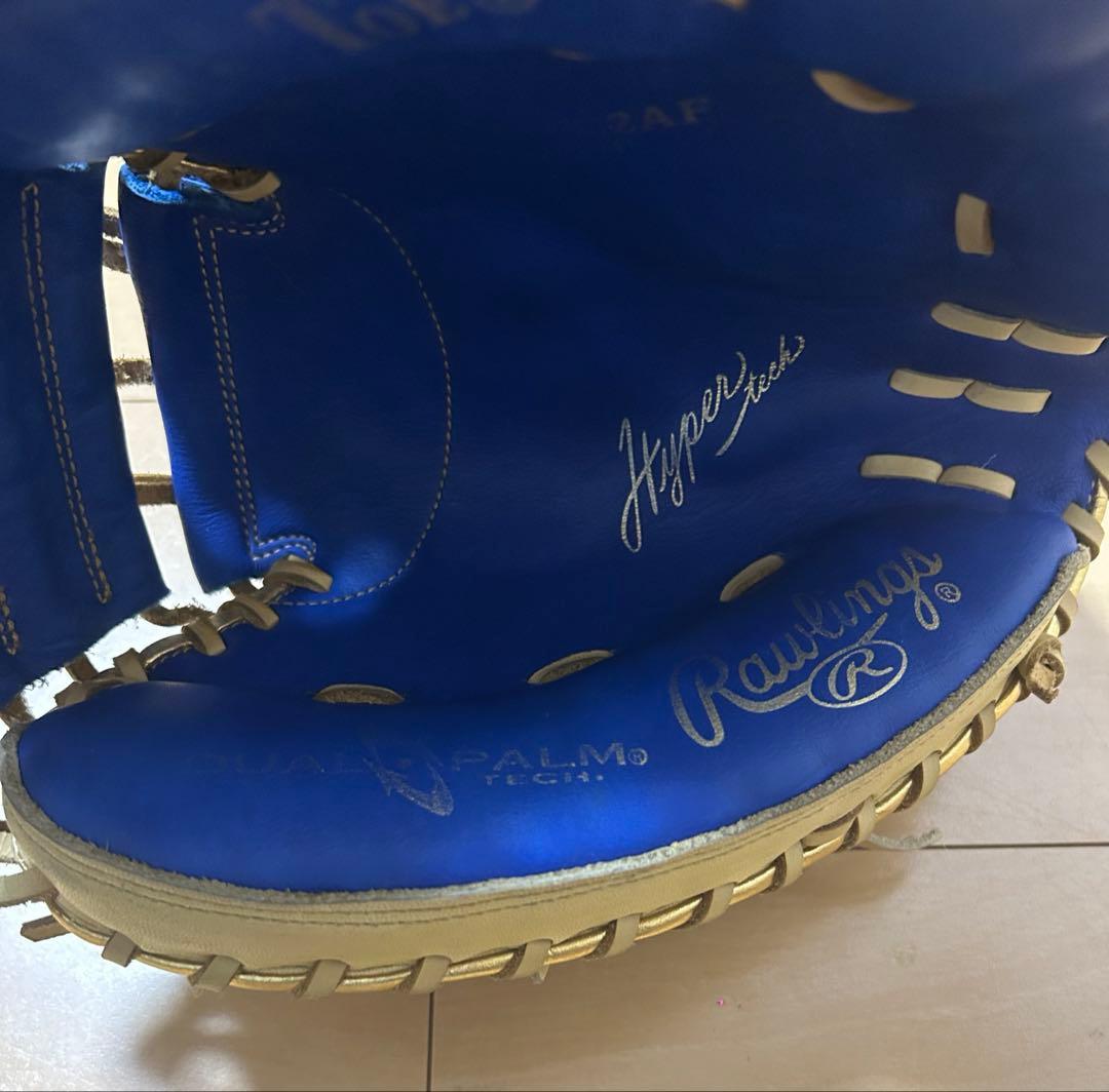 Rawlings ローリングス　一般軟式　キャッチャーミット　青