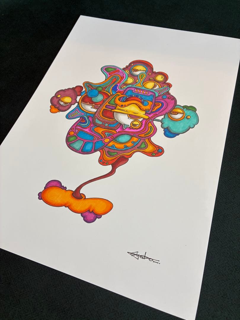 『FACE03』A4サイズ syoboオリジナル原画　コピック