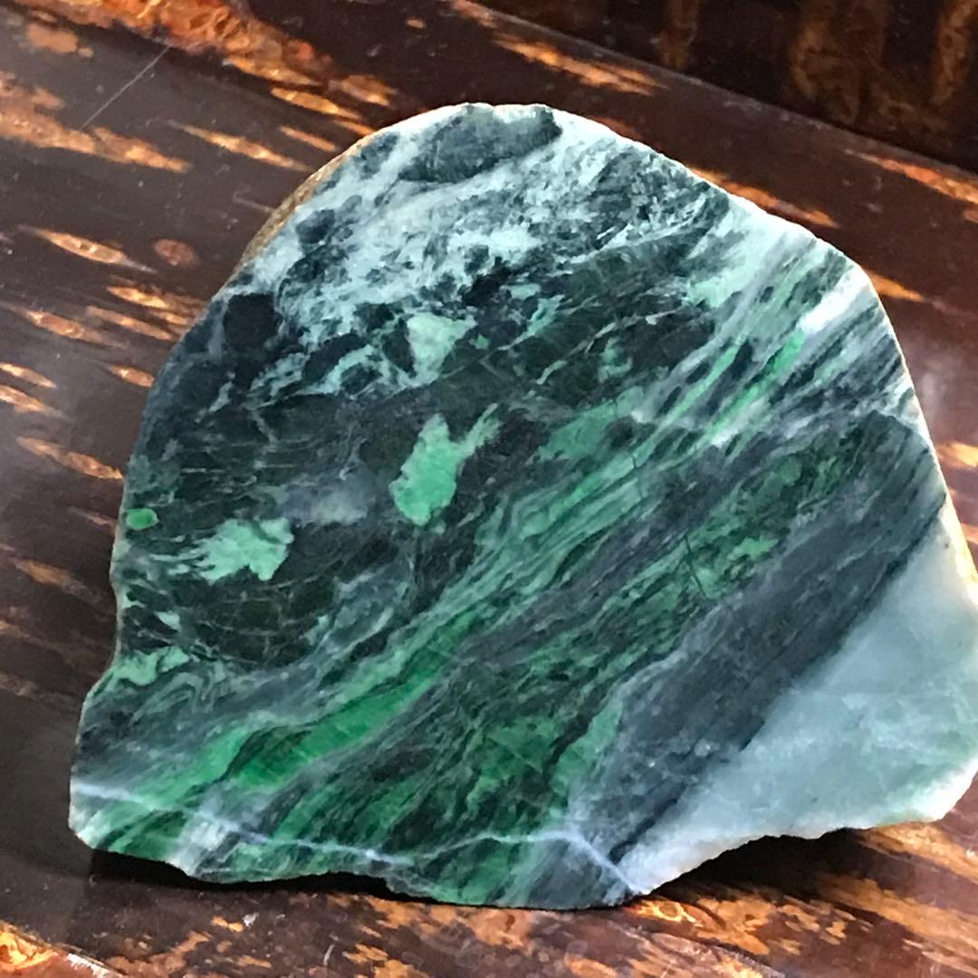 翡翠輝石　コスモクロア　原石　495g
