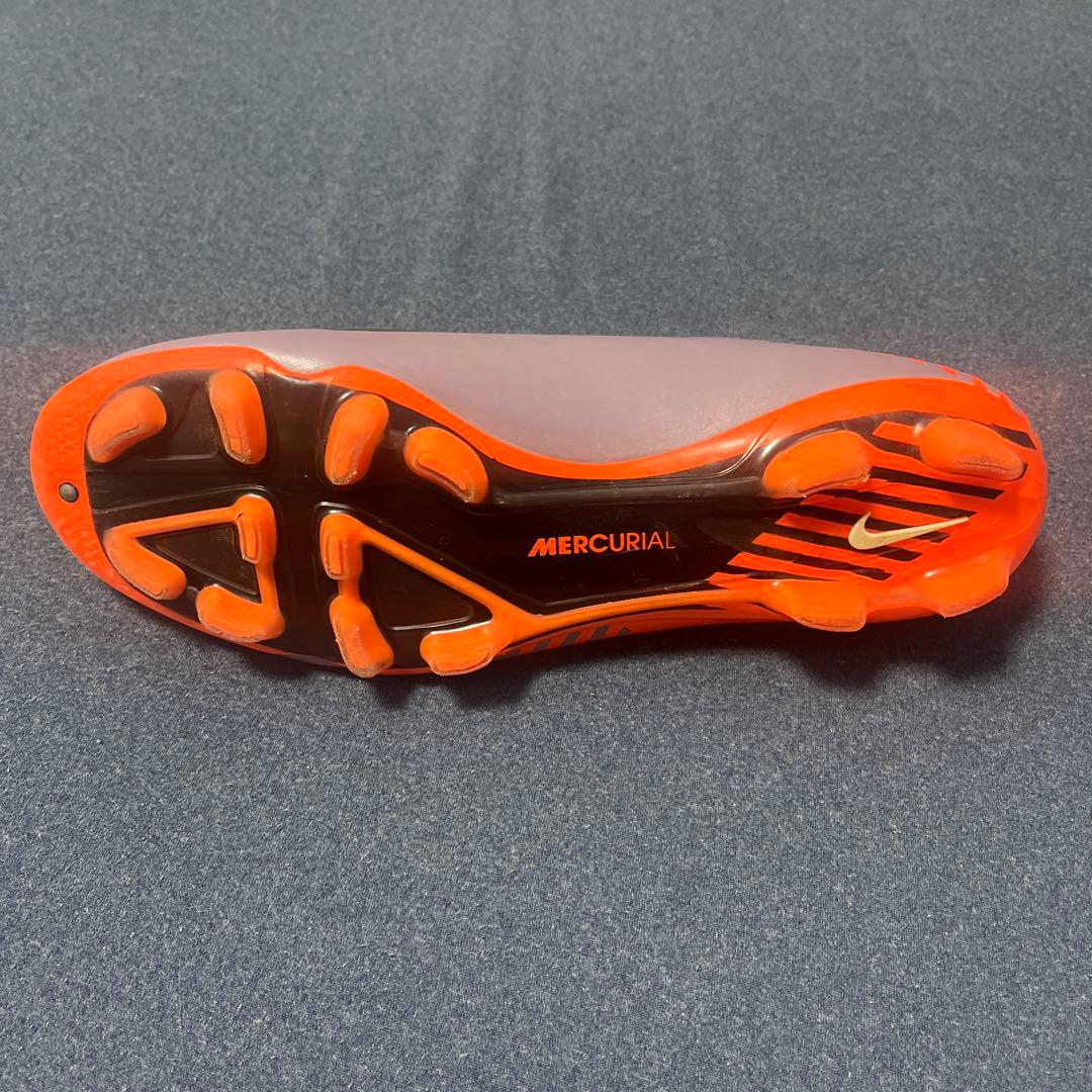 Nike サッカーシューズ スパイク グレー/オレンジ