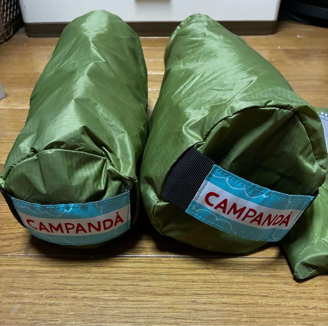 CAMPANDA ピラミッド型テント 緑