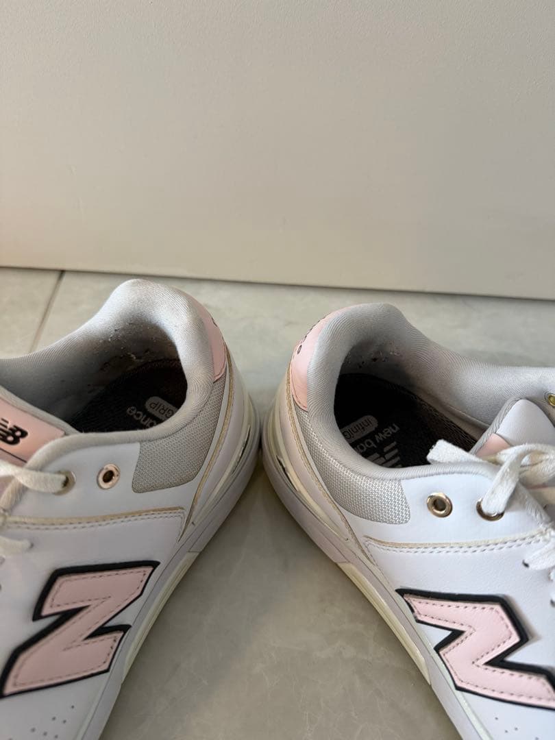 New Balance ゴルフシューズ ホワイト/ピンク 25.5cm