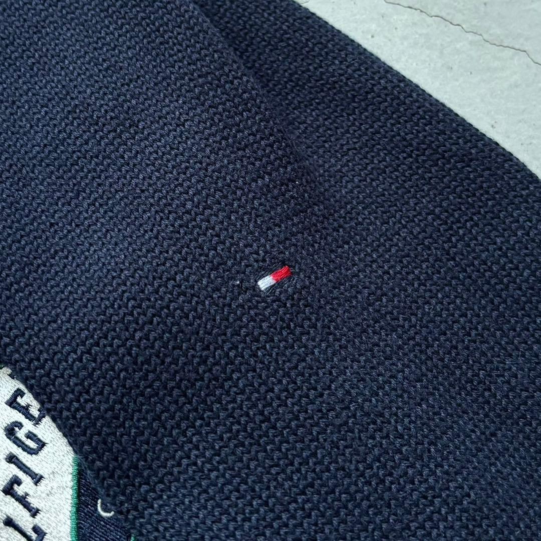 【美品】  GOLF ニットカーディガン ロゴワッペン