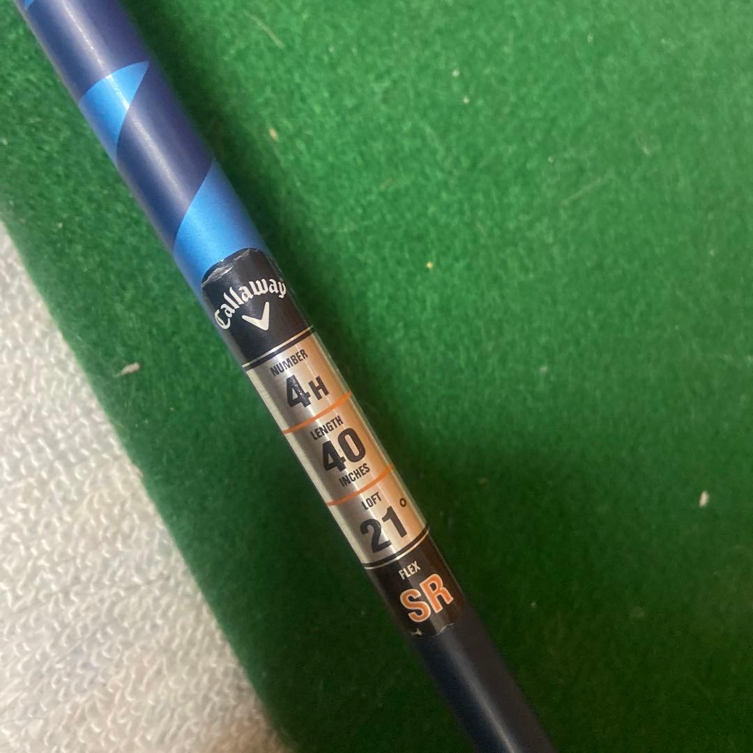 Callaway PARADYM ユーティリティクラブ　4H 21°カバー付き