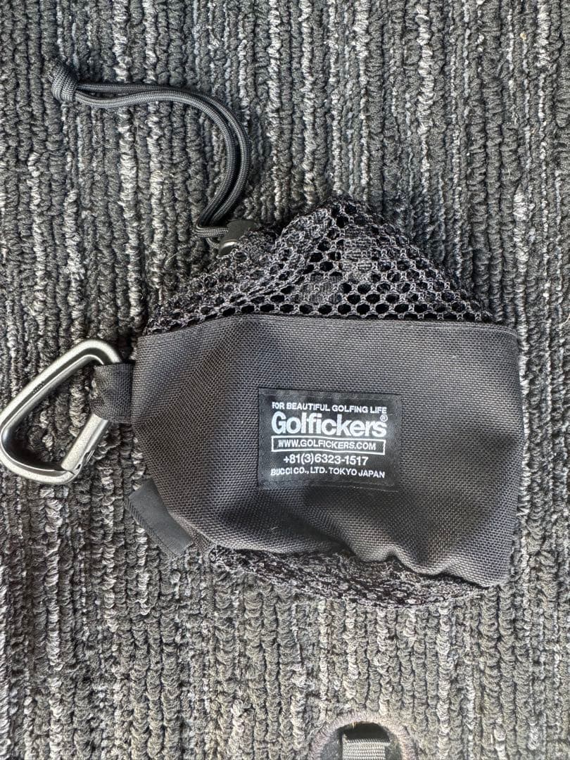 【完売品】Golfickers ボールポーチ　黒　値下げ可能商品