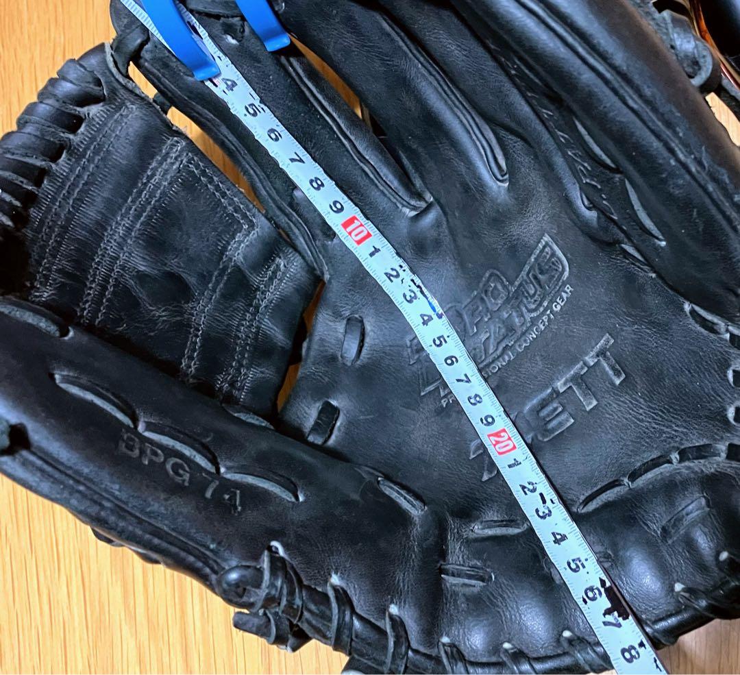 ★ZETT プロステイタス 内野手用 硬式グローブ BPG74 佐藤印 日本製
