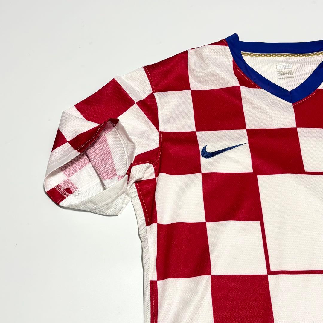 NIKE ナイキ クロアチア代表 サッカーユニフォーム XL 赤白チェック