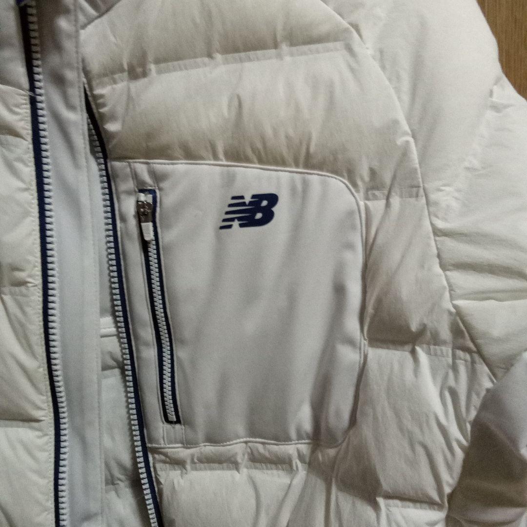 new balance ゴルフジャケット サイズ5 ホワイト　メンズ