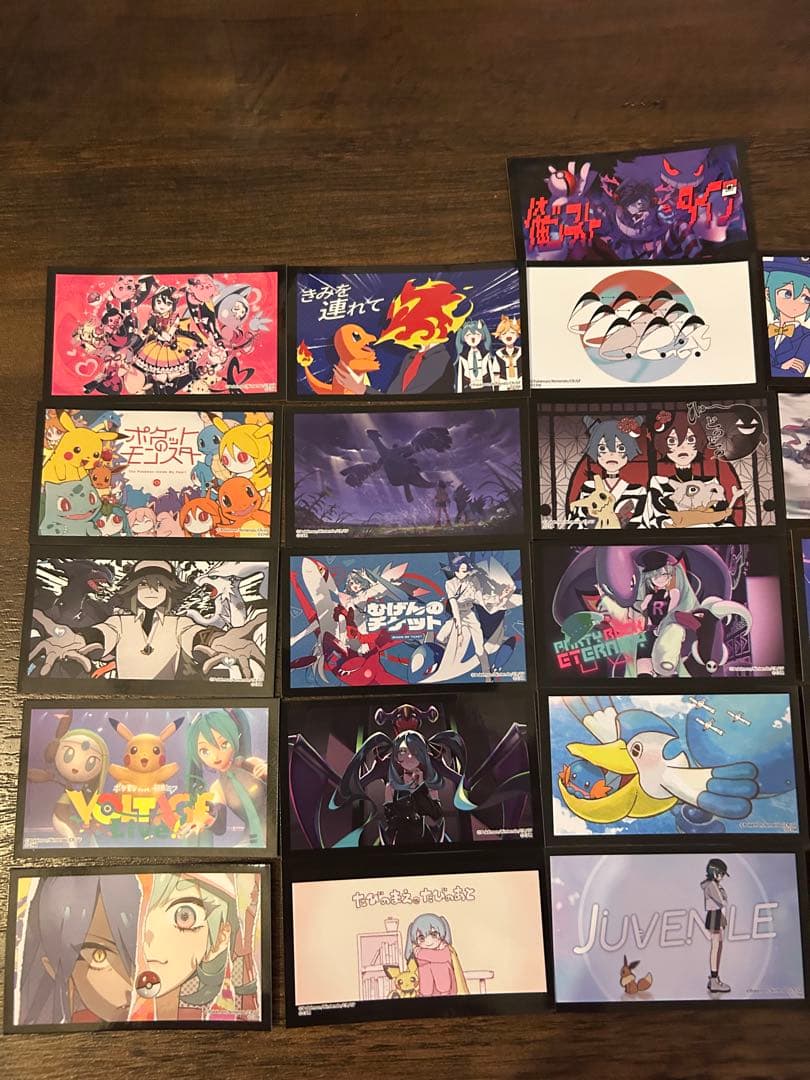 ポケモン 初音ミク ポケミク ランダム サムネイルステッカー コンプセット