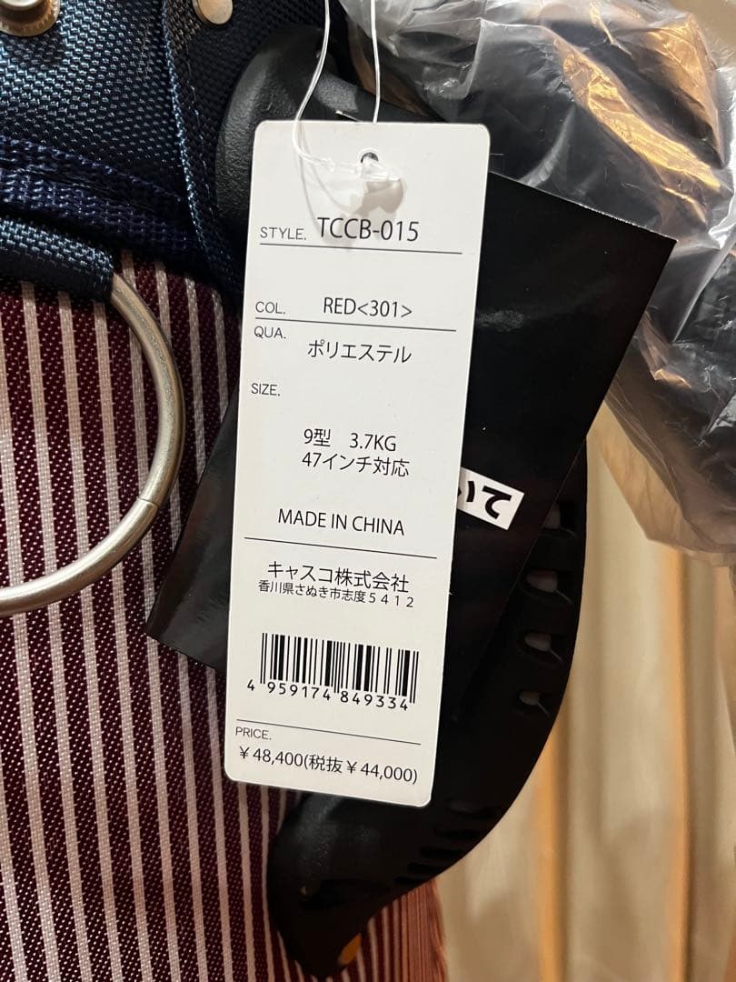 新品　トランスコンチネンツ　ゴルフ キャディバッグ 6分割 メンズ　レディース