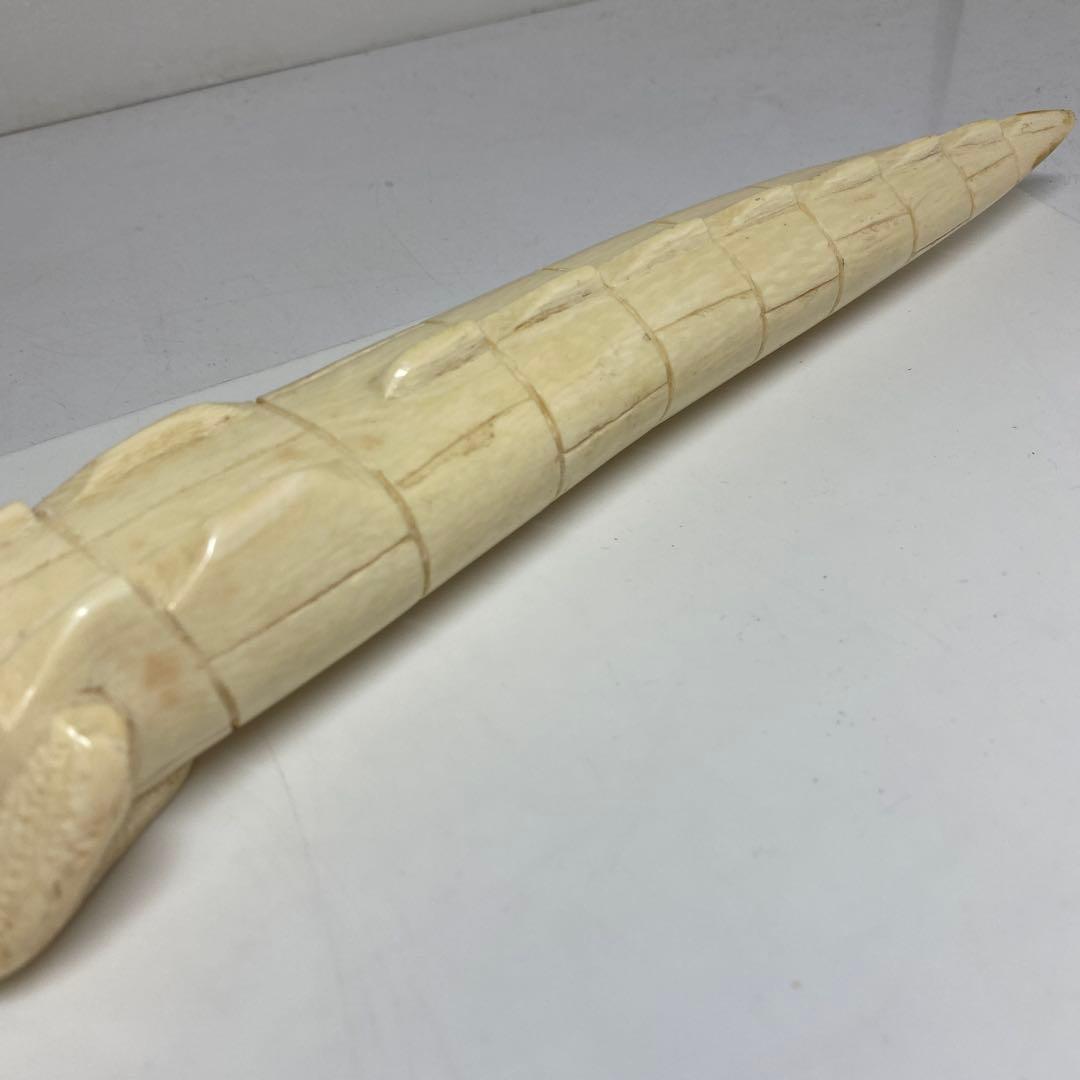 専用　極上　ワニ　置物　トヒニ　873g 東S8-0401☆2F