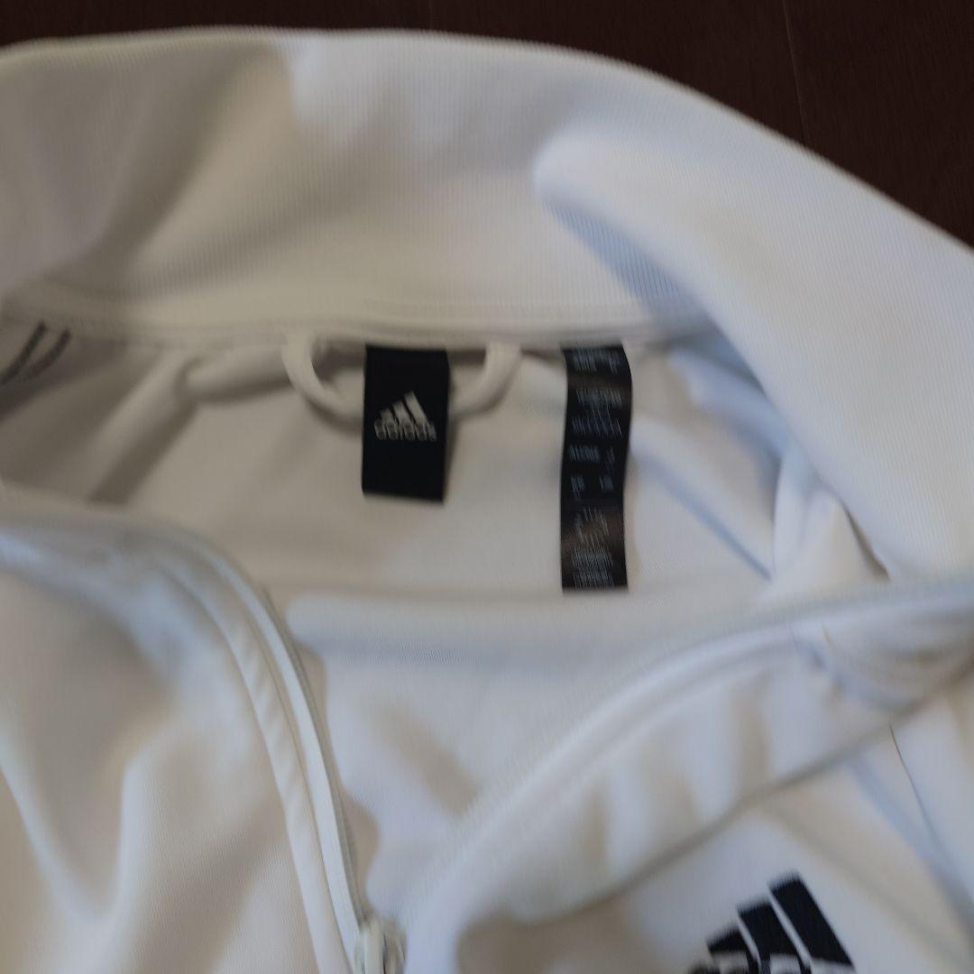 adidas ホワイト ジャージ ジャケット