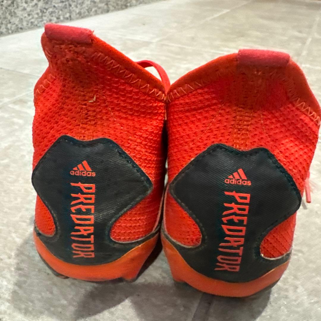 adidas Predator サッカーシューズ レッド　22.0cm