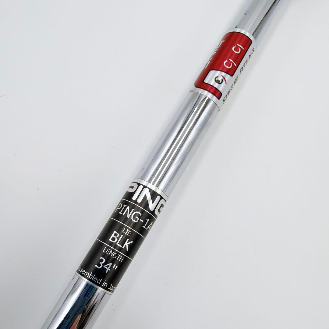 PING PING-1A パター 34インチ ブラックラバー復刻版 美品