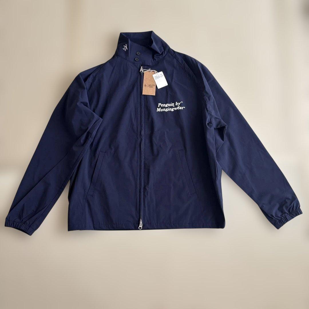 [新品]ペンギンバイマンシングウエア　ゴルフブルゾン　濃紺　L