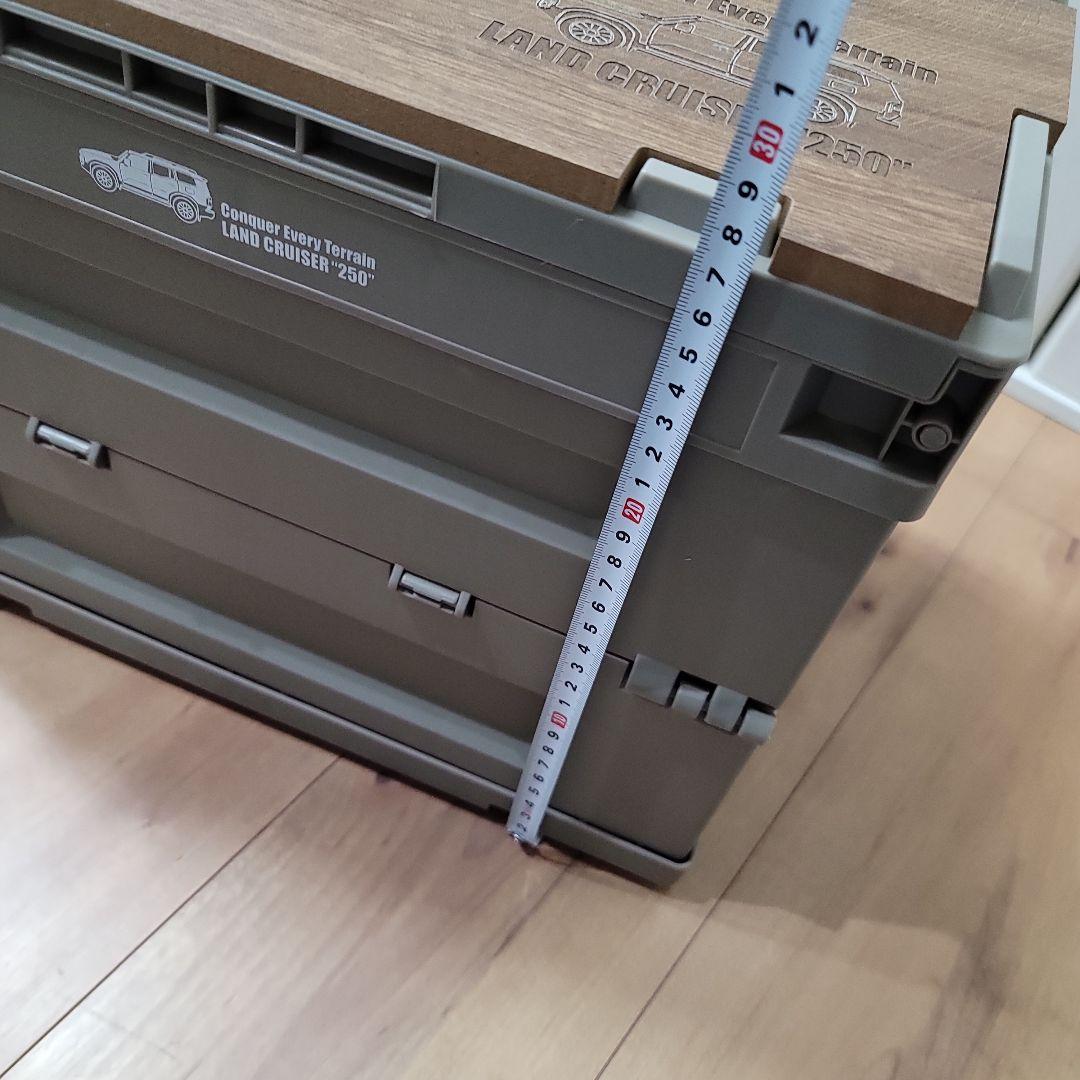 LAND CRUISER 収納ケース グレー　ランクル　折り畳みボックス