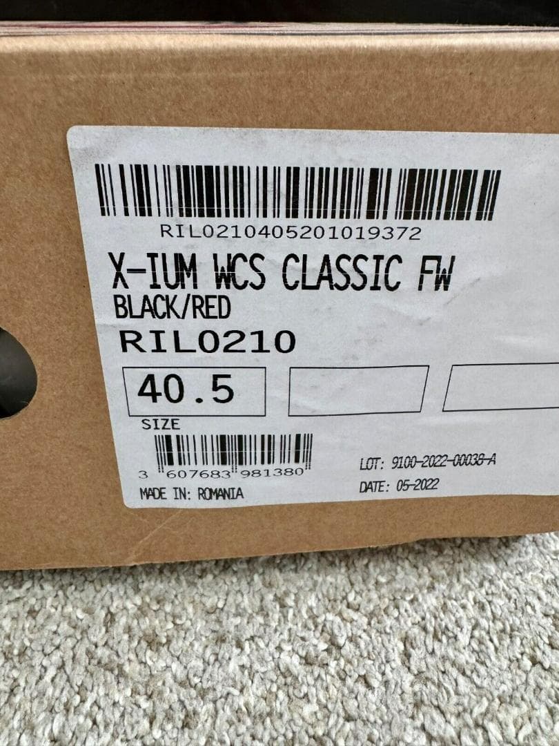 クロスカントリースキーブーツ　新品未使用 　サイズEU40.5