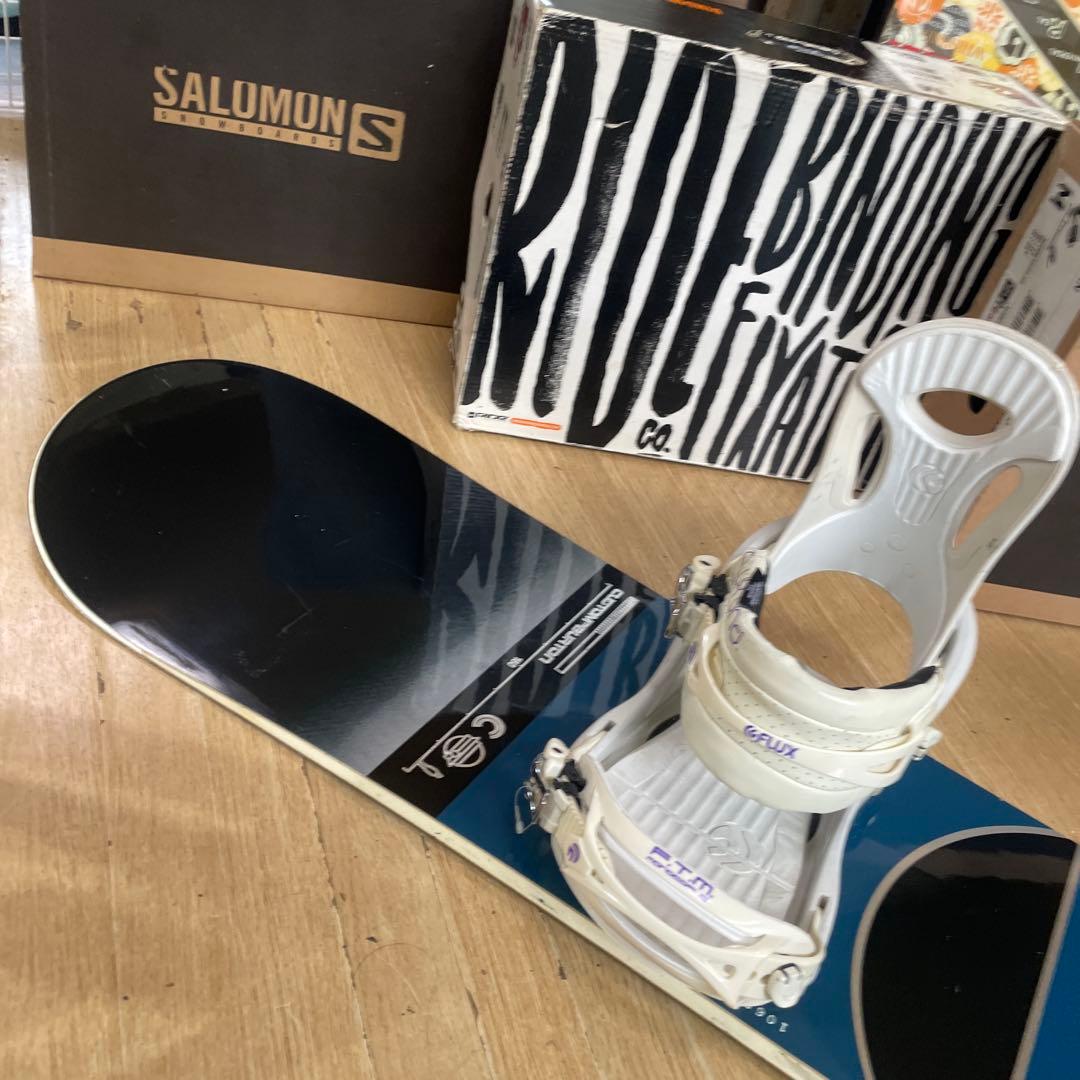 BURTON　バートン　カスタムバインディング付スノーボードセット　CUSTOM