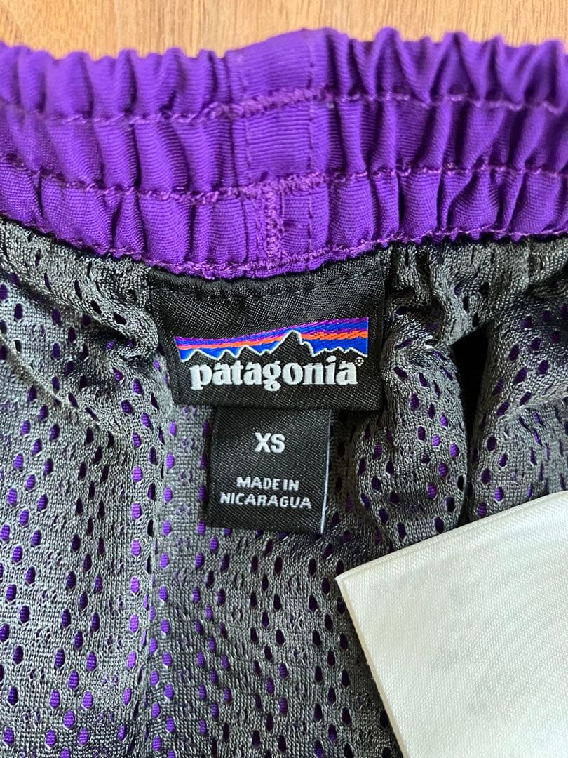 patagonia 紫色 バギーズショーツ5インチ XS