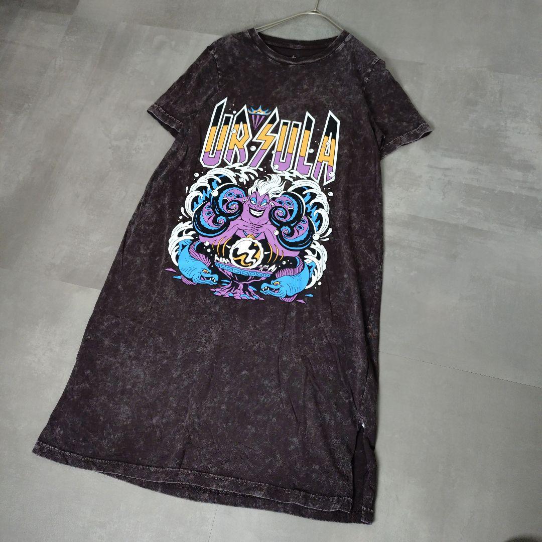 上海ディズニー　ヴィランズアースラー URSULA ワンピース　色褪せ加工　M