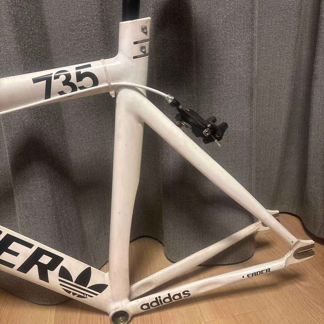 LEADER 735 ピストバイクフレーム ホワイト