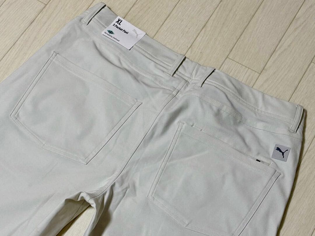 【PUMA GOLF／プーマ】ウエストゴム吸水速乾ストレッチテーパードパンツXL