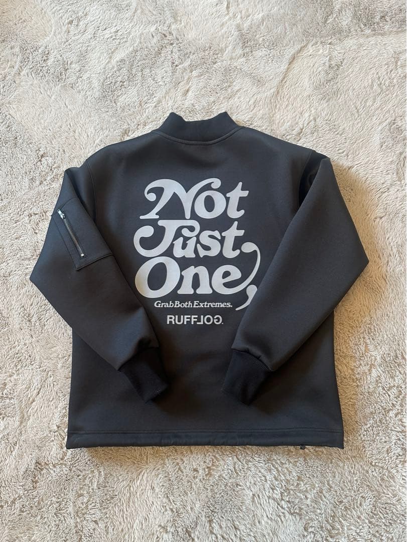 RUFFLOG ラフロッグNOT JUST ONE プルオーバー　黒　Sサイズ