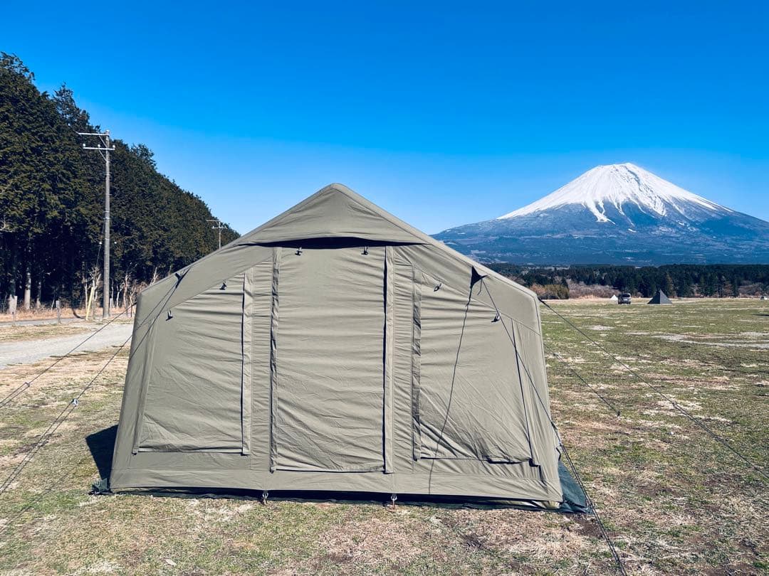 TOMOUNT 8㎡ インフレータブルテント TC エアーテント ポリコットン