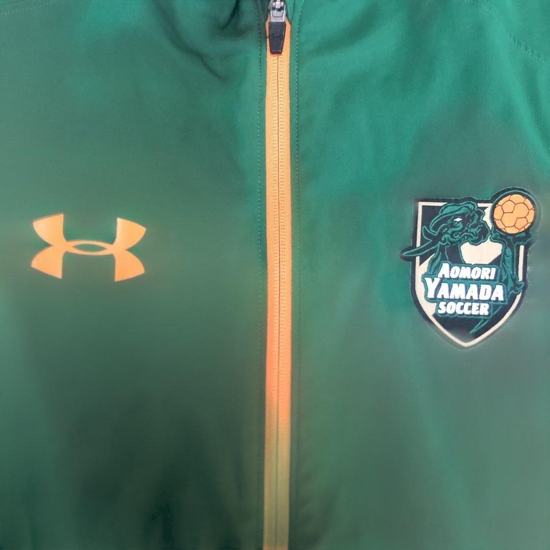 青森山田高校アンダーアーマーUnderArmourサッカーフルジップジャージ上L