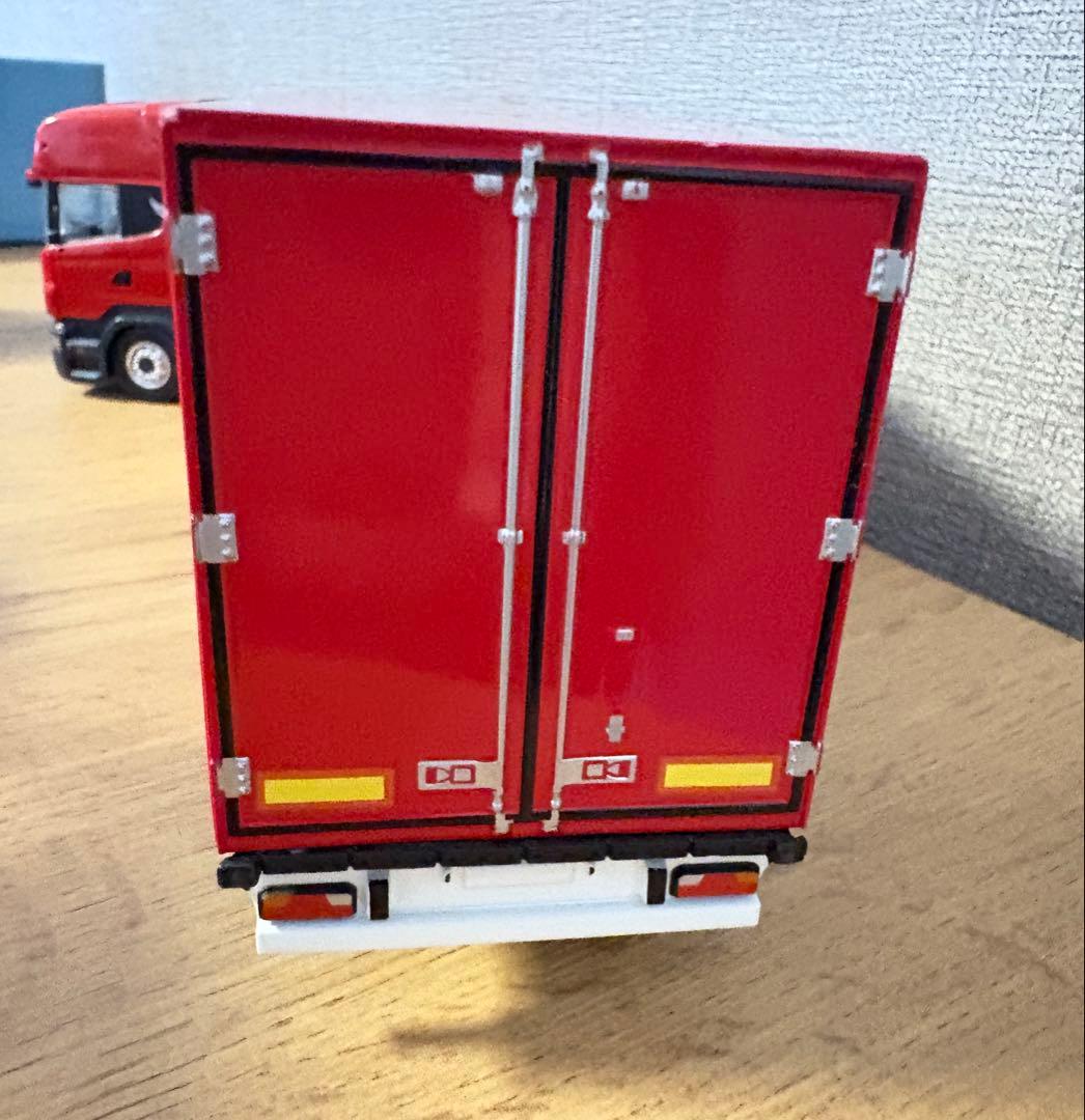 SCANIA TOPLINE 赤 フルトレーラー 1/50