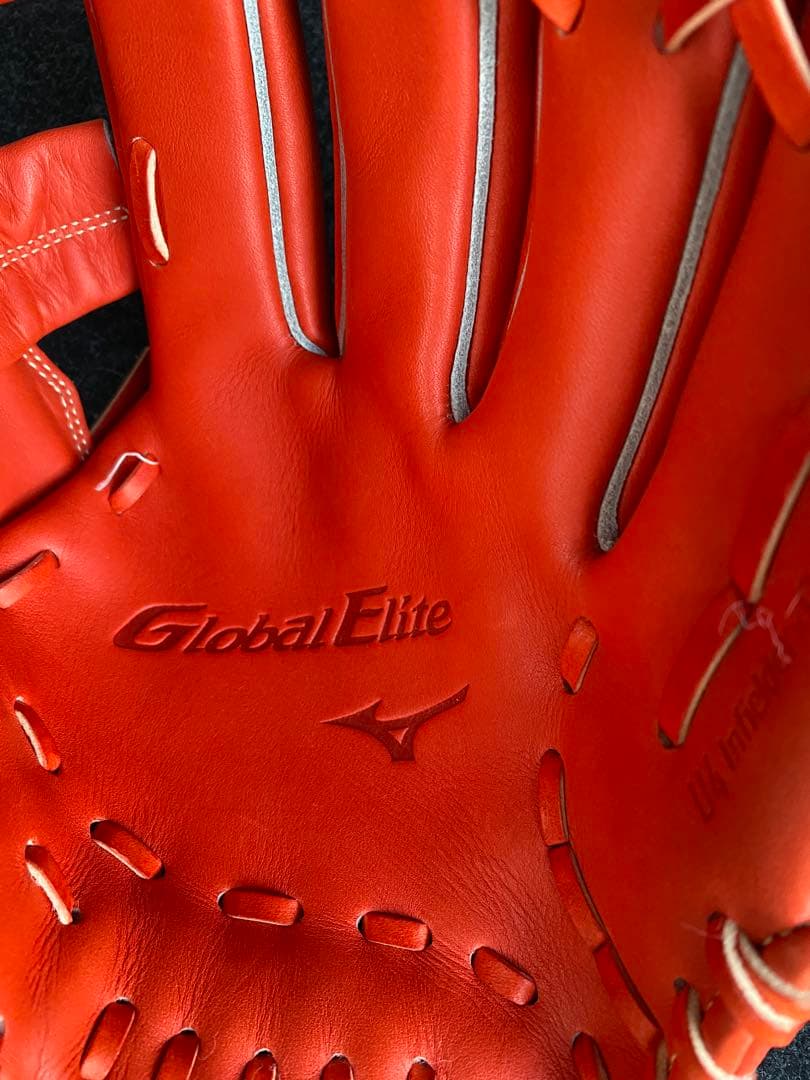 Mizuno Global Elite グローブ オレンジ