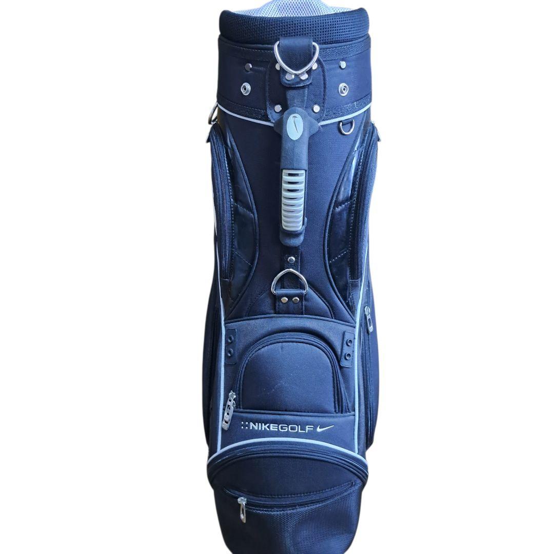 NIKE GOLF キャディバッグ ネイビー 軽量 ゴルフバッグ フード付きレア