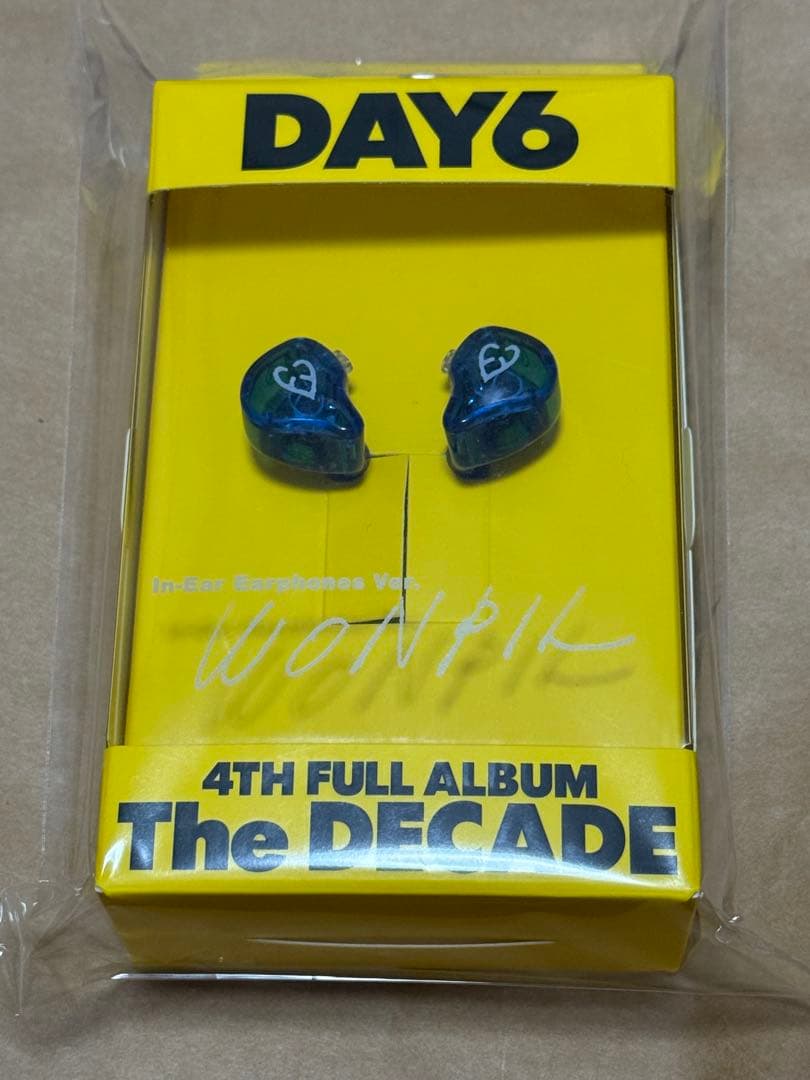 DAY6 The DECADE イヤモニ イヤホン　ウォンピル