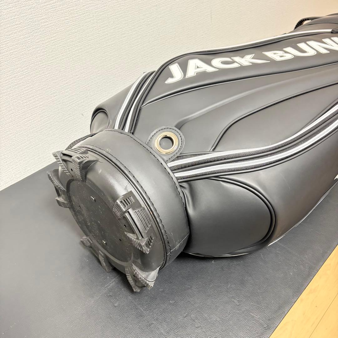 超人気 ジャックバニー マットブラック キャディバッグ 9型 即完売モデル 美品