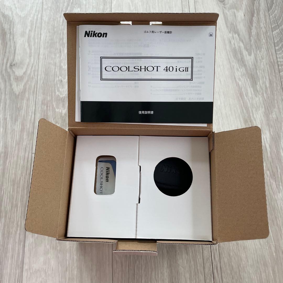 新品未使用 Nikon COOLSHOT 40iGII レーザー距離計　ゴルフ